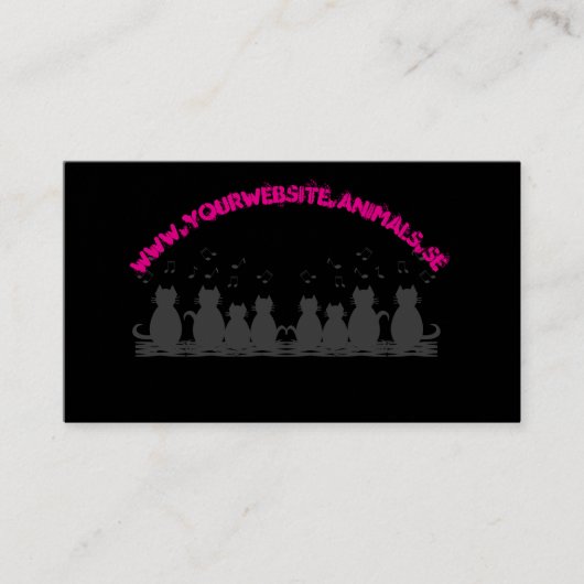 Caterweling Personalize Business Card 名刺 (正面)