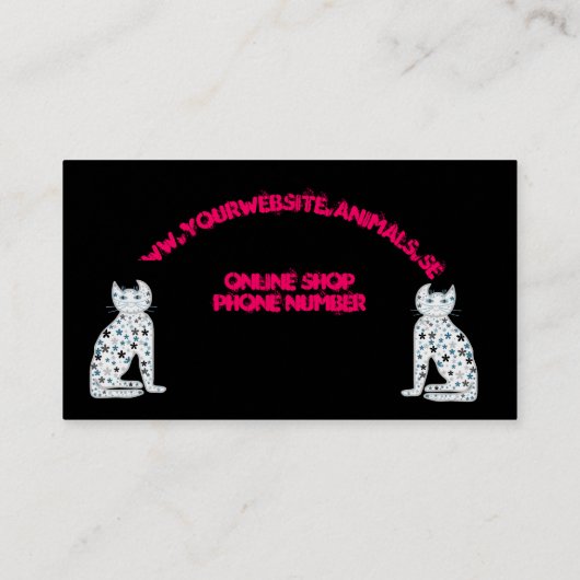 Caterweling Personalize Business Card 名刺 (裏面)
