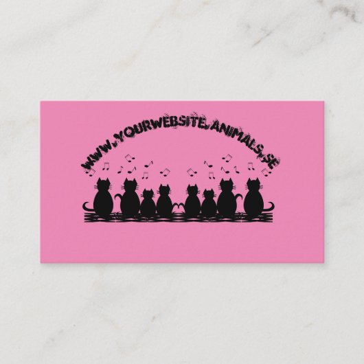 Caterweling Personalize Business Card 名刺 (正面)