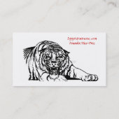 cateyes、殴打のエジプトのトラ、オートバイC… 名刺 (裏面)