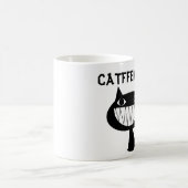 CATFFEINATEDのおもしろいなコーヒー猫のマグ コーヒーマグカップ (中央)