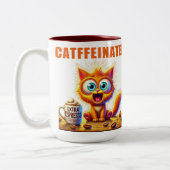 CATFFEINATED ツートーンマグカップ (左)