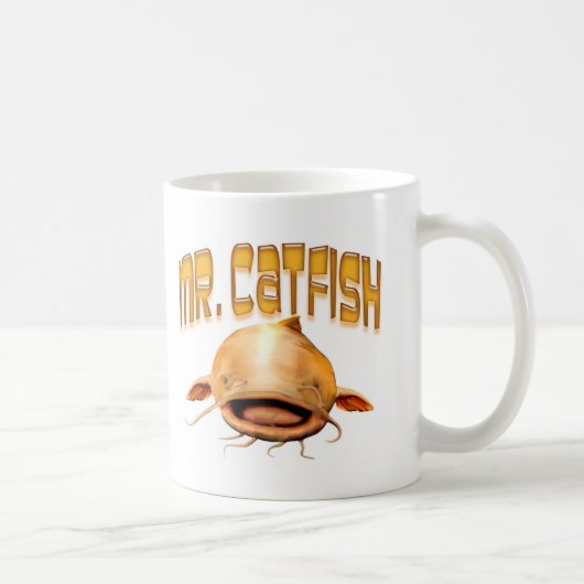 Catfish氏の魚釣り コーヒーマグカップ (右)