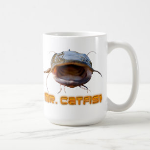 Catfish氏の魚釣り コーヒーマグカップ