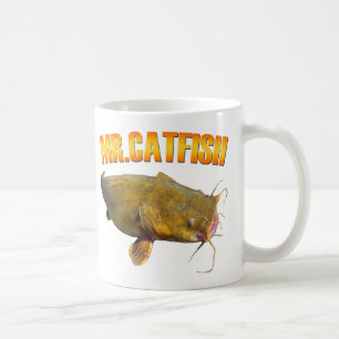 Catfish氏の魚釣り コーヒーマグカップ