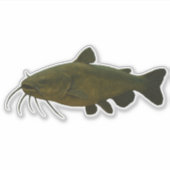 Catfish Cut-out Sticker シール (正面)