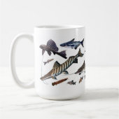 Catfishes of the world コーヒーマグカップ (左)