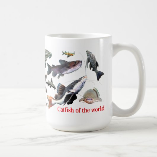 Catfishes of the world コーヒーマグカップ (右)