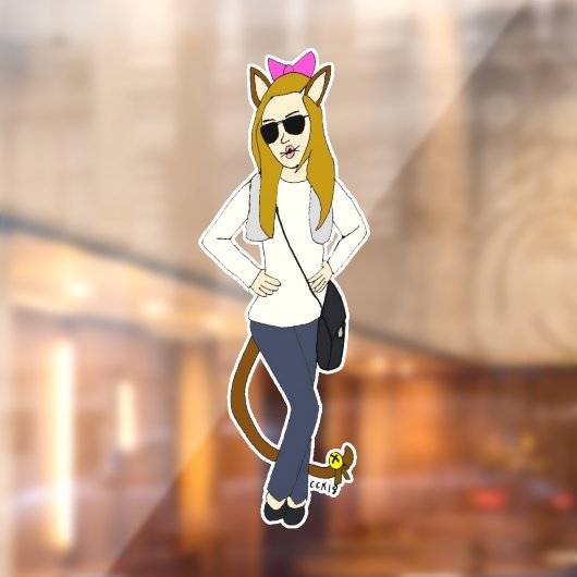 catgirlボタン ウィンドウサイン (シート2)