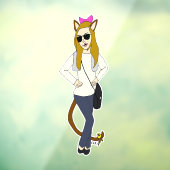 catgirlボタン ウィンドウサイン (シート3)