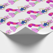 catgirlボタン ラッピングペーパー (角)