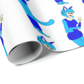 catgirlボタン ラッピングペーパー (ロールコーナー)