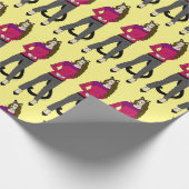 catgirlボタン ラッピングペーパー (角)