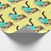 catgirlボタン ラッピングペーパー (角)