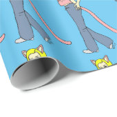 catgirlボタン ラッピングペーパー (ロールコーナー)