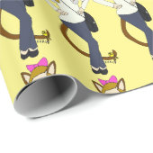 catgirlボタン ラッピングペーパー (ロールコーナー)