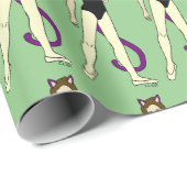 catgirlボタン ラッピングペーパー (ロールコーナー)