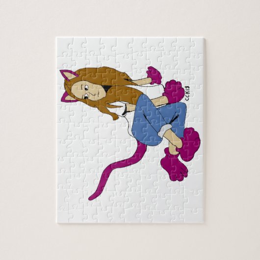 catgirl  ジグソーパズル (縦)