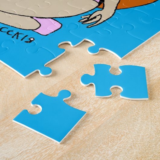 catgirl  ジグソーパズル (側面)