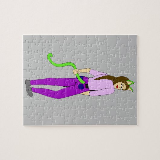 catgirl   ジグソーパズル (横)