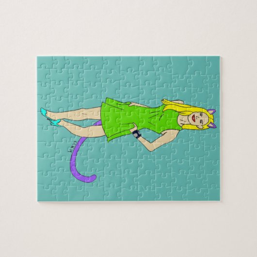 catgirl   ジグソーパズル (横)