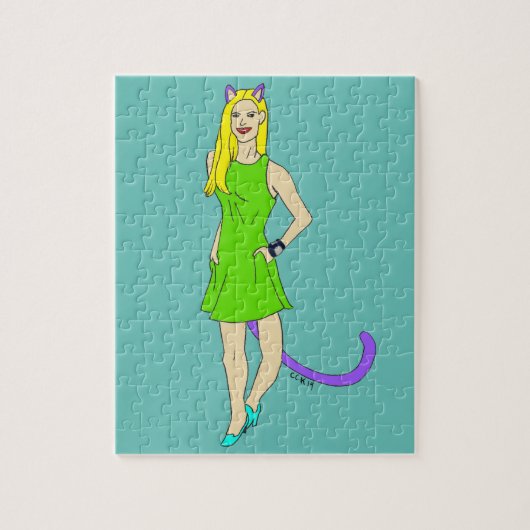 catgirl   ジグソーパズル (縦)