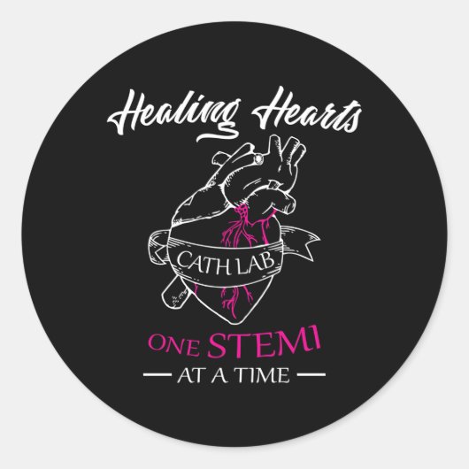 Cath Labナースステミ心気に癒しHe ラウンドシール (正面)