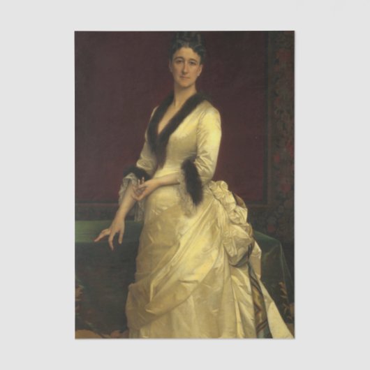 Catharine Lorillard Wolfe by Alexandre Cabanel 薄葉紙 (正面)