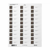 Cathedral窓キルトラベル ラベル (フルシート)