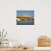 Cathedral and marina, Palma, Mallorca,スペイン ポスター (キッチン)