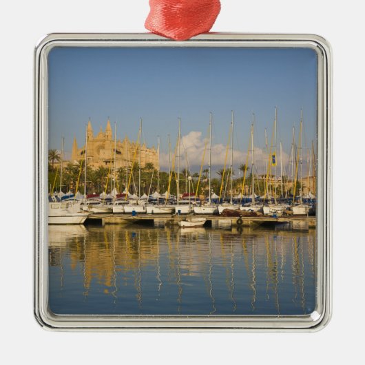 Cathedral and marina, Palma, Mallorca，スペイン メタルオーナメント (正面)