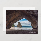 Cathedral Cove, New Zealand Marine Reserve シーズンポストカード (正面/裏面)
