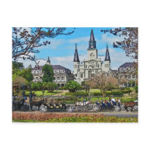 Cathedral, Jackson Square, New Orleansポスター