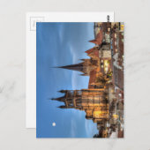 Cathedral Notre Dame of Lausanne, Switzerland, HDR ポストカード (正面/裏面)