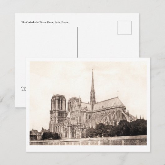 Cathedral Notre Dame Postcard ポストカード (正面/裏面)