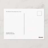 Cathedral Notre Dame Postcard ポストカード (裏面)