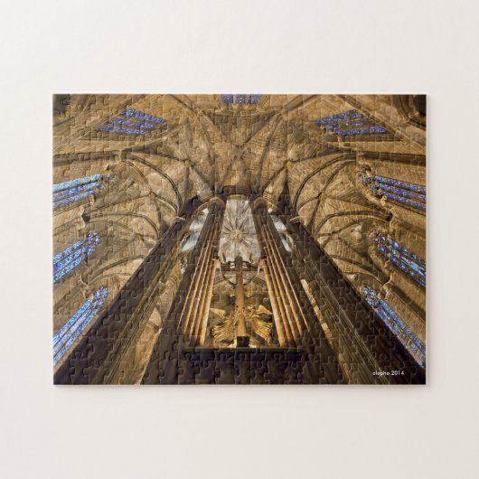 Cathedral of Barcelona, Spain ジグソーパズル (横)