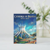 Cathedral of Brasília Brazil ポストカード (スタンド正面)