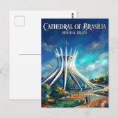 Cathedral of Brasília Brazil ポストカード (正面/裏面)