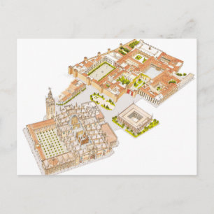 Cathedral Reales Alcazares Archivo de Indias. ポストカード