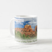 Cathedral Rock Psalm 31:3 KJV コーヒーマグカップ (正面左)