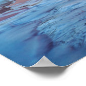 Cathedral Rock reflecting in Oak Creek at Sunset ポスター (角)