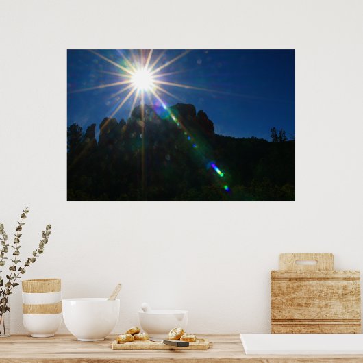 Cathedral Rock Vortex水平 ポスター (キッチン)