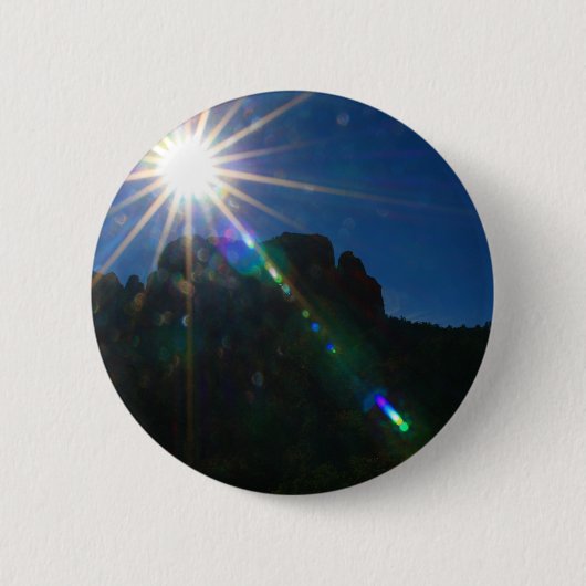 Cathedral Rock Vortex水平 缶バッジ (正面)