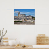 Cathedral Saint Louis at Blois in Franceポストカード ポスター (キッチン)