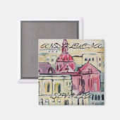 Cathedral_Sevilla，セビリア，アンダルシア マグネット (正面/裏面)