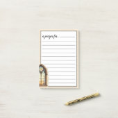 Cathedral Stained Glass Window War Room Prayer ポストイット (デスク上)