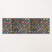 Cathedral window quilt ヨガマット (正面(横))