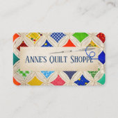 Cathedral Window Quilt Design With Needle 名刺 (正面)