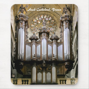 Cathédrale Sainte-Marie、オーシュの器官のmousepad マウスパッド